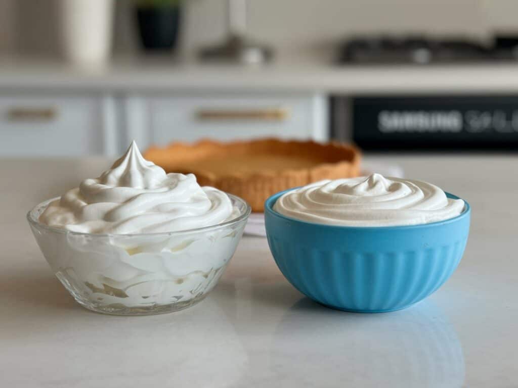 Easter Jello Pie – The Best No-Bake Layered Dessert for Spring 5 Cool Whip vs homemade whipped cream for Jello Pie