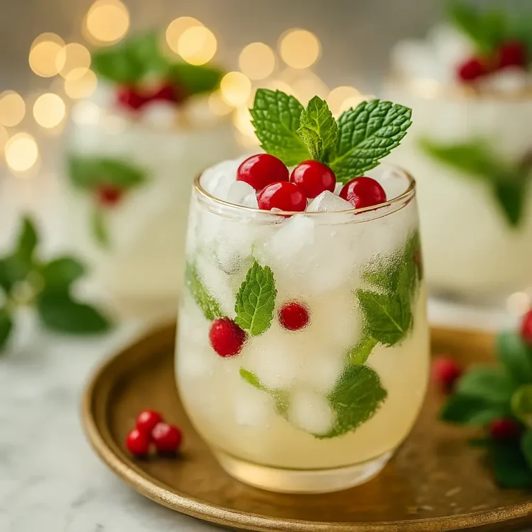 White Christmas Mojitos