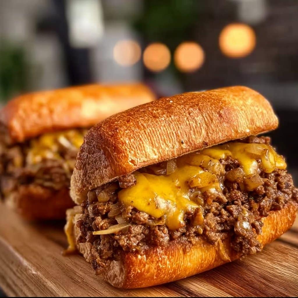 Philly Cheesesteak Sloppy Joes