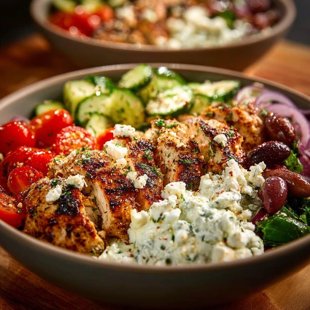 Greek Chicken Bowls