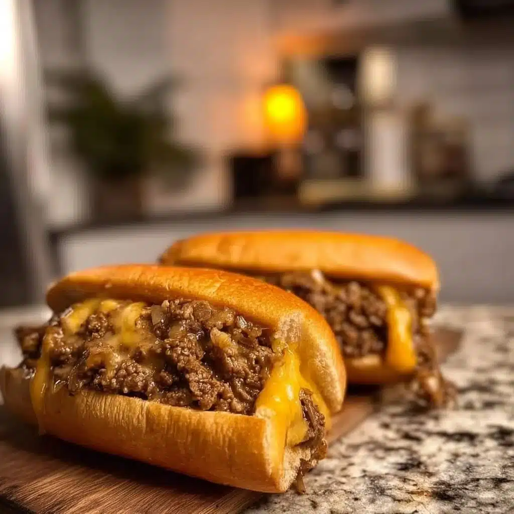 Philly Cheesesteak Sloppy Joes