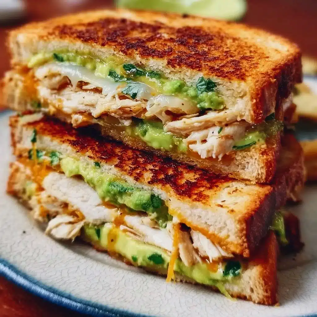 Chicken Avocado Melt Sandwich